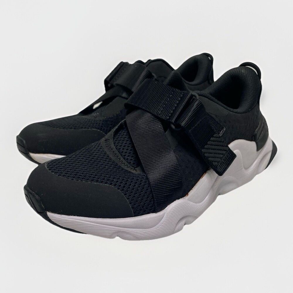 Sorel Kinetic Rnegd Strap Womens Size 7.5 Black Athletic Running Shoes Sneakers